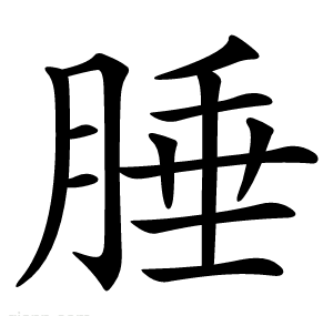 腄